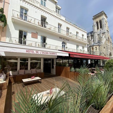 Hotel De L'Ocean Biarritz Bagian luar foto