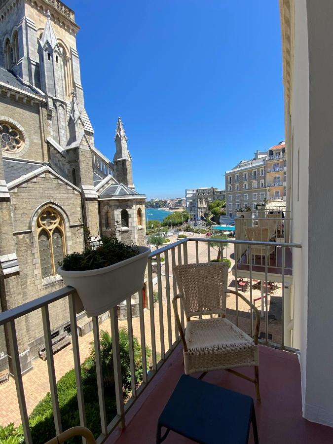 Hotel De L'Ocean Biarritz Bagian luar foto