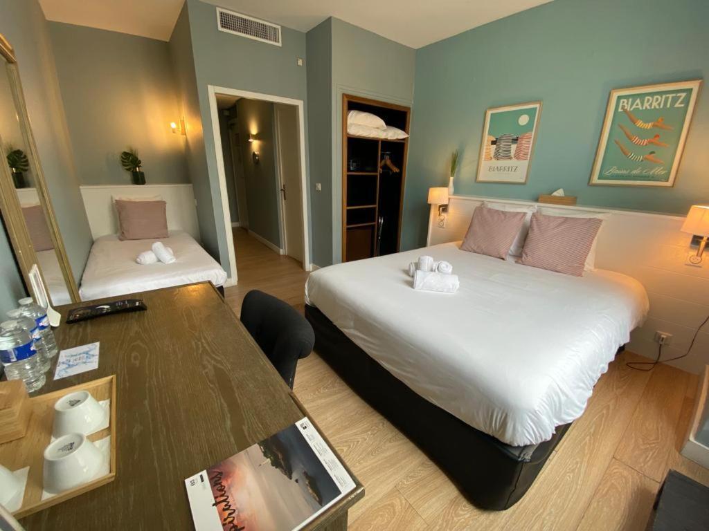 Hotel De L'Ocean Biarritz Bagian luar foto