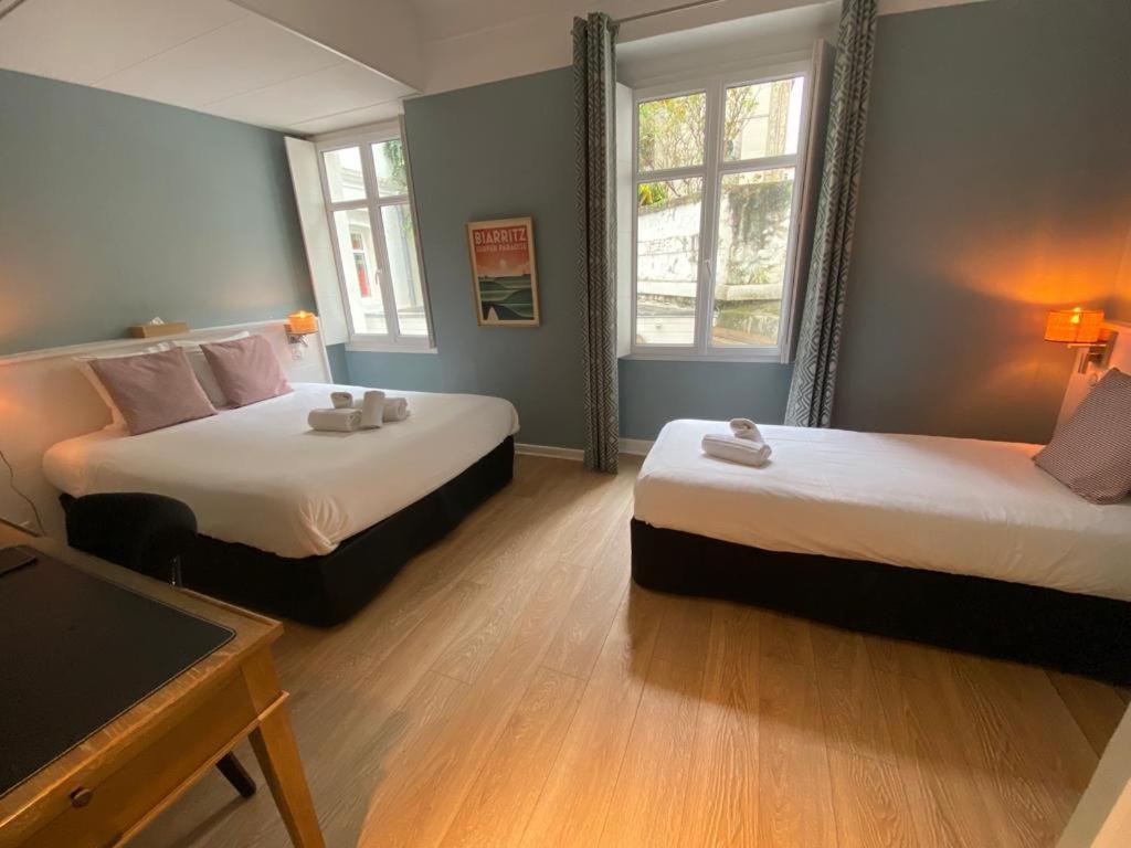 Hotel De L'Ocean Biarritz Bagian luar foto